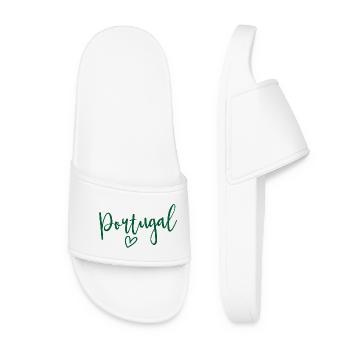 Portugal – Cœur de femmes, Love Portugal - Claquettes Femme - blanc - Devant