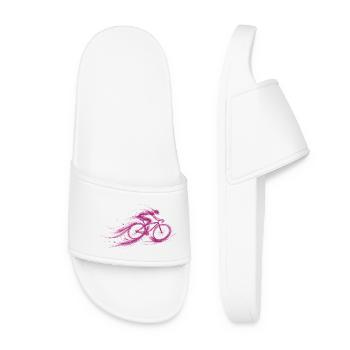 cyclist fast red Fahrrad - Frauen Badelatschen - Weiß - Vorne