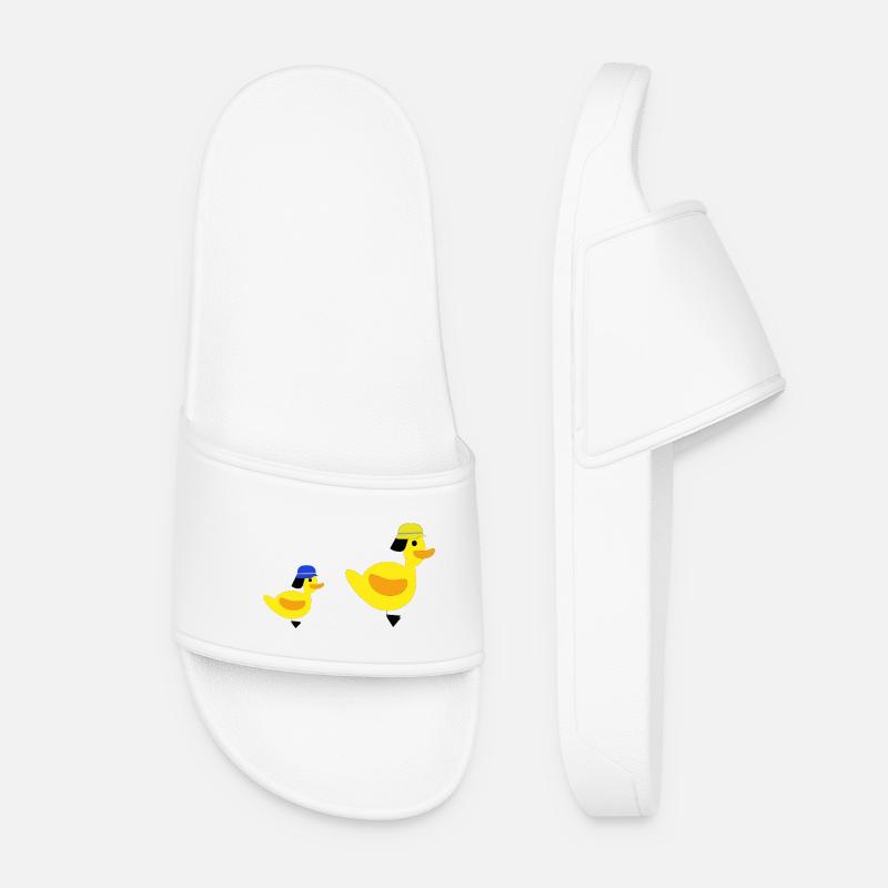 Fire Brigade Ducks - Jack - Women’s Pool Sliders - white