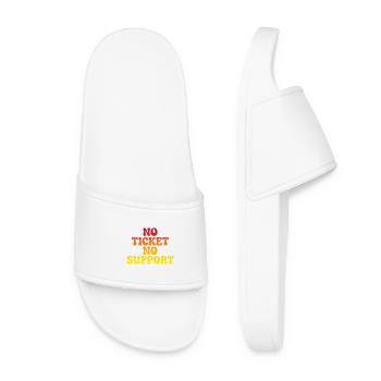 No support without a ticket - Women’s Pool Sliders - white - Front