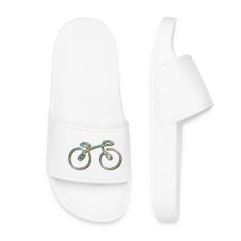 electronic dance music,  Bike - Women’s Pool Sliders - white - Front