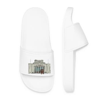 Volksbühne Berlin c - Women’s Pool Sliders - white - Front