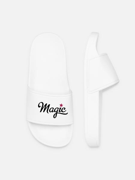 magic - Women’s Pool Sliders - white