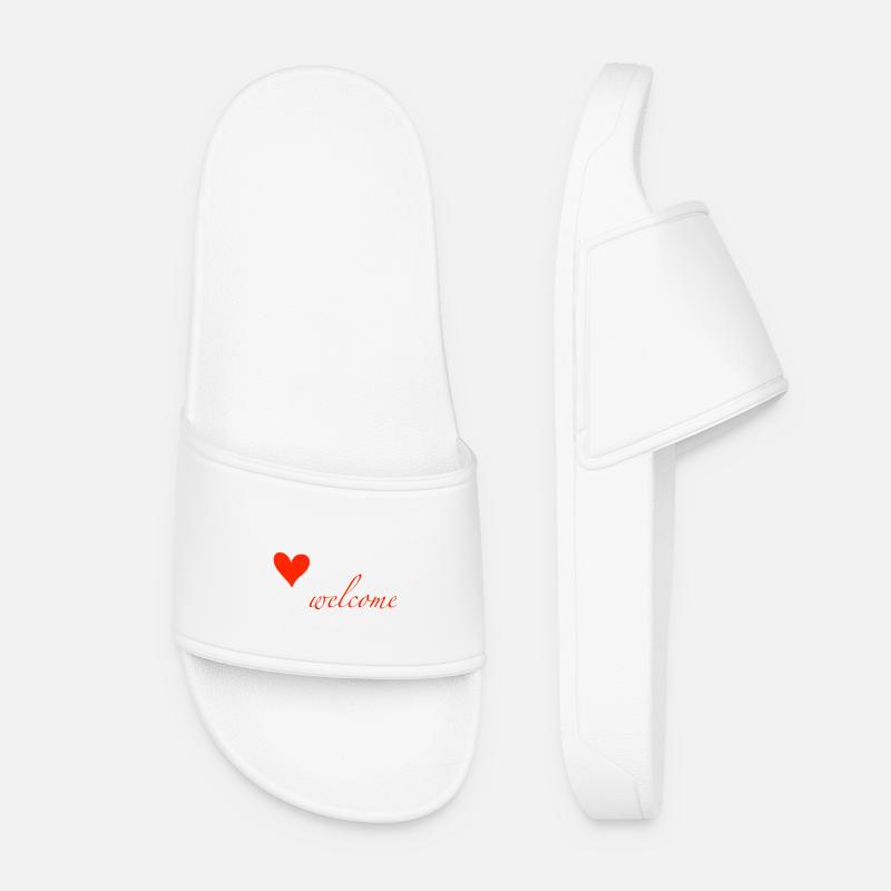 welcome - Women’s Pool Sliders - white