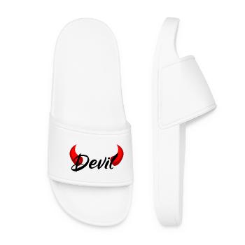 I'm a Devil - Devil - Women’s Pool Sliders - white - Front