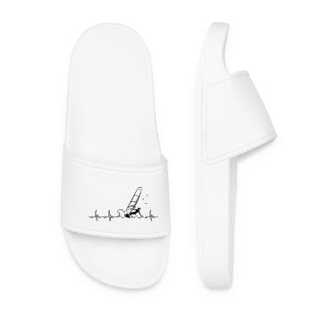 Windsurfing Heartbeat avec Windsurfer Puls - Claquettes Femme - blanc - Devant