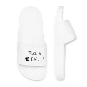 There is NO Planet B - Women’s Pool Sliders - white - Front