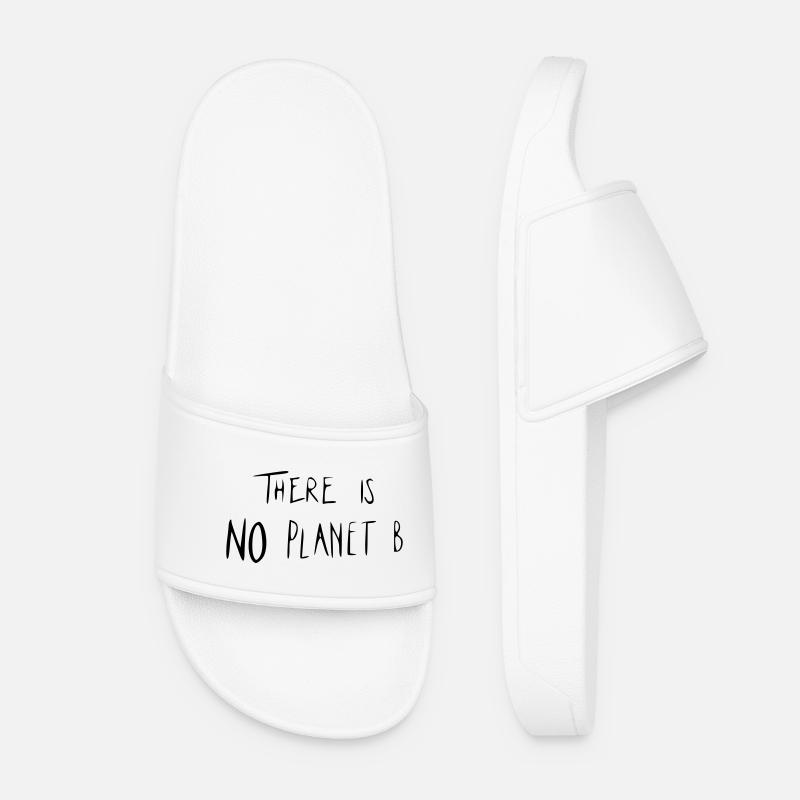 There is NO Planet B - Frauen Badelatschen - Weiß