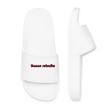 RETRAITE. RETRAITE. RETRAITEE. RETRAITE - Claquettes Femme - blanc - Devant