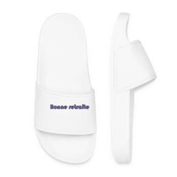 RETRAITE. RETRAITE. RETRAITEE. RETRAITE - Claquettes Femme - blanc - Devant