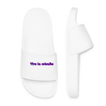 RETRAITE. RETRAITE. RETRAITEE. RETRAITE. - Claquettes Femme - blanc - Devant
