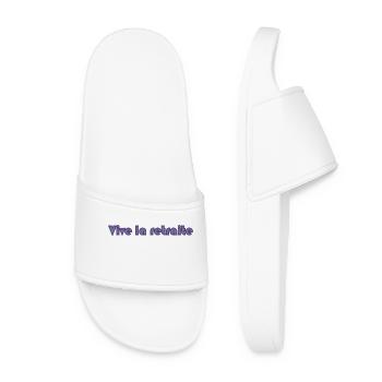 RETIREMENT. RETIREMENT. RETIRED. RETIREMENT - Women’s Pool Sliders - white - Front