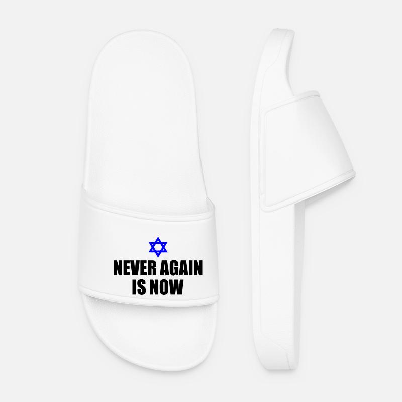 Never again is now - Frauen Badelatschen - Weiß