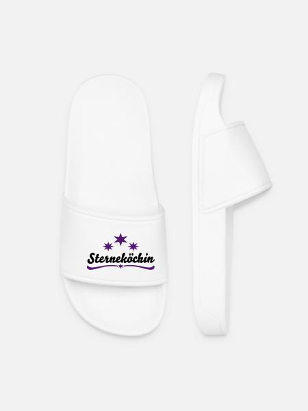 Tablier de cuisine chef étoilé - Claquettes Femme - blanc