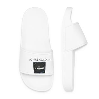 The messy ball Top off-center - Women’s Pool Sliders - white - Front