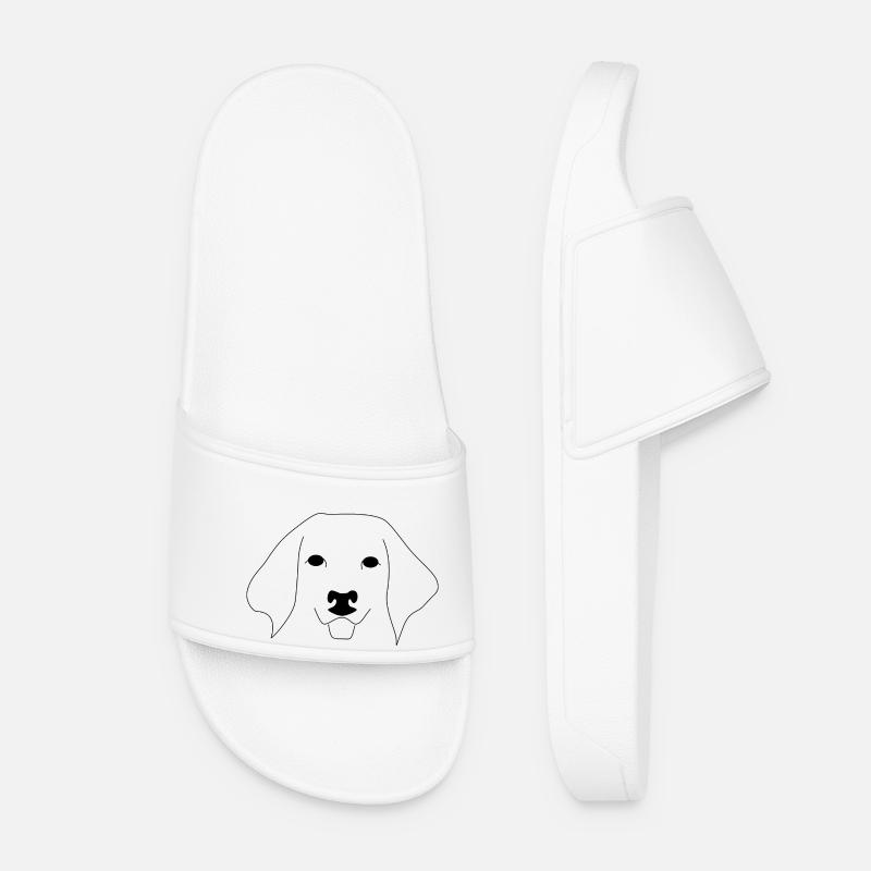 Dog - Women’s Pool Sliders - white