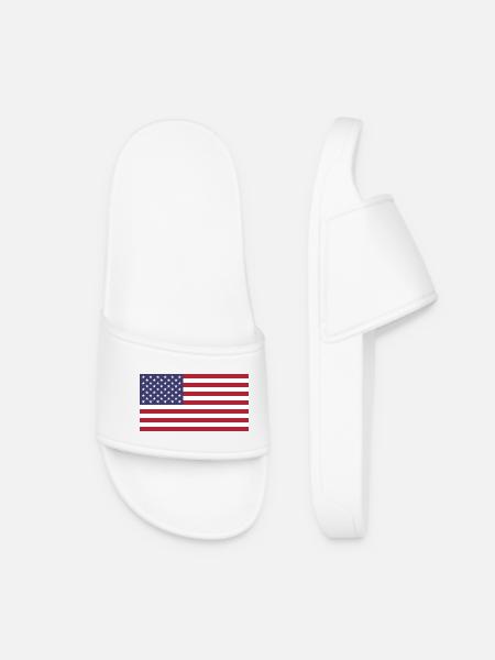 USA - Frauen Badelatschen - Weiß