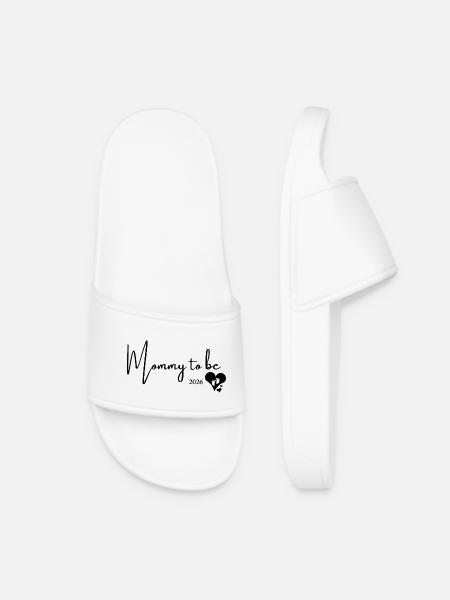 Maman qui sera en 2026 - Claquettes Femme - blanc