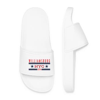 Williamsburg NYC 1954 Retro - Women’s Pool Sliders - white - Front