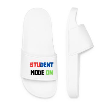 Étudiant drôle – Mode Étudiant ACTIVÉ - Claquettes Femme - blanc - Devant