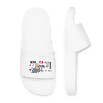 Attendre 15 ans - Claquettes Femme - blanc - Devant
