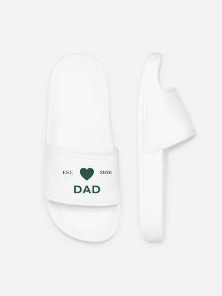 Dad established 2026 - Women’s Pool Sliders - white