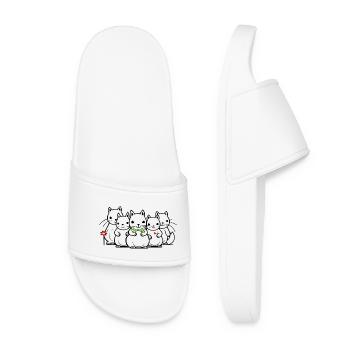 small hamsters - Women’s Pool Sliders - white - Front
