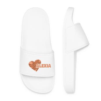 Dear Alexia, - Women’s Pool Sliders - white - Front
