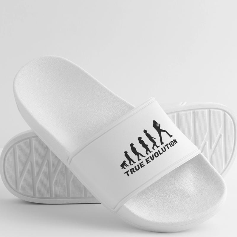 True evolution - vrai évolution metal Claquettes Femme