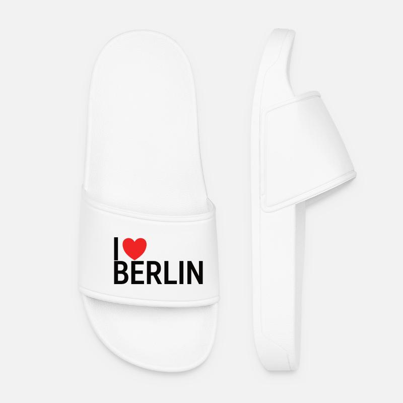 Ich liebe Berlin - Frauen Badelatschen - Weiß