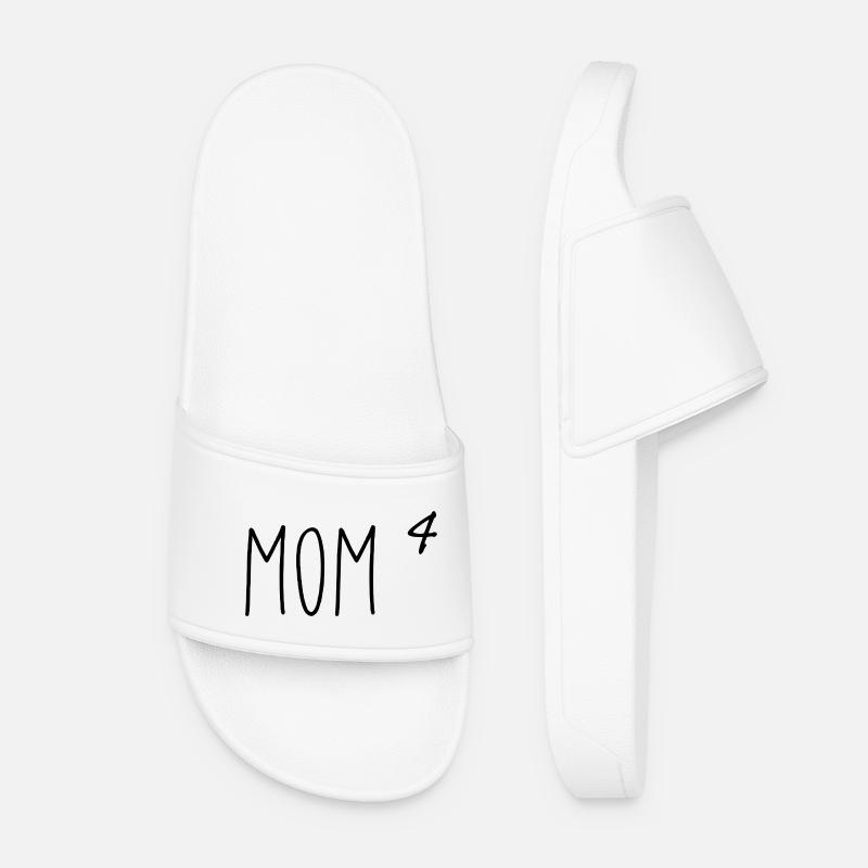 Mama 4 - Frauen Badelatschen - Weiß