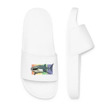 Requin-baleine Rhincodon typus - Claquettes Femme - blanc - Devant