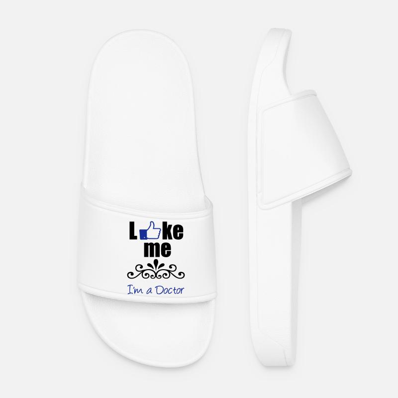 Like the Doctor - Women’s Pool Sliders - white