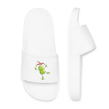 Joker Frog - Women’s Pool Sliders - white - Front