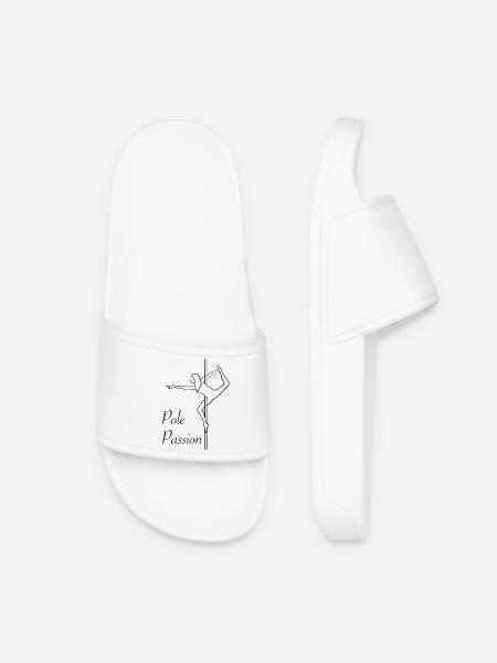 Pole Passion Pole Dance Polefitness Poledancer - Claquettes Femme - blanc