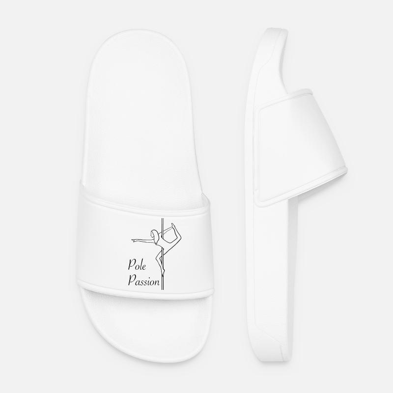 Pole Passion Pole Dance Polefitness Poledancer - Women’s Pool Sliders - white