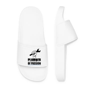 plombier - Claquettes Femme - blanc - Devant