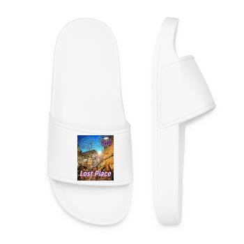 Lost Place - To the old forge - Women’s Pool Sliders - white - Front