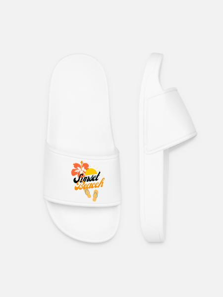 sunset beach - Claquettes Femme - blanc