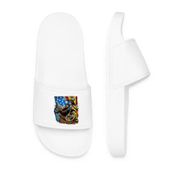 Moto X American Splash - Women’s Pool Sliders - white - Front