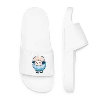 Totally cute sheep - Women’s Pool Sliders - white - Front