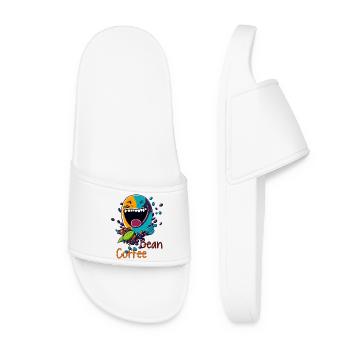 Grain de café rieur - Claquettes Femme - blanc - Devant