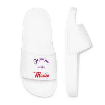 MARIEE. FUTURE MARIEE - Claquettes Femme - blanc - Devant