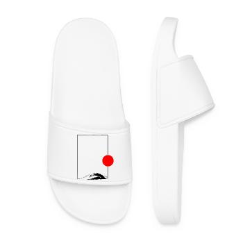 Minimalist sunrise - Women’s Pool Sliders - white - Front