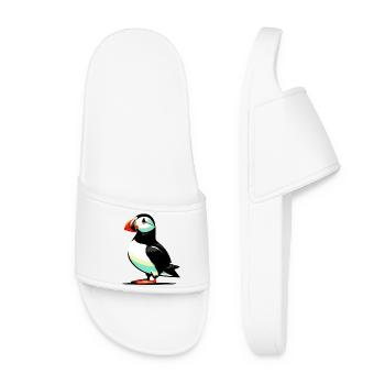 Macareux - Claquettes Femme - blanc - Devant