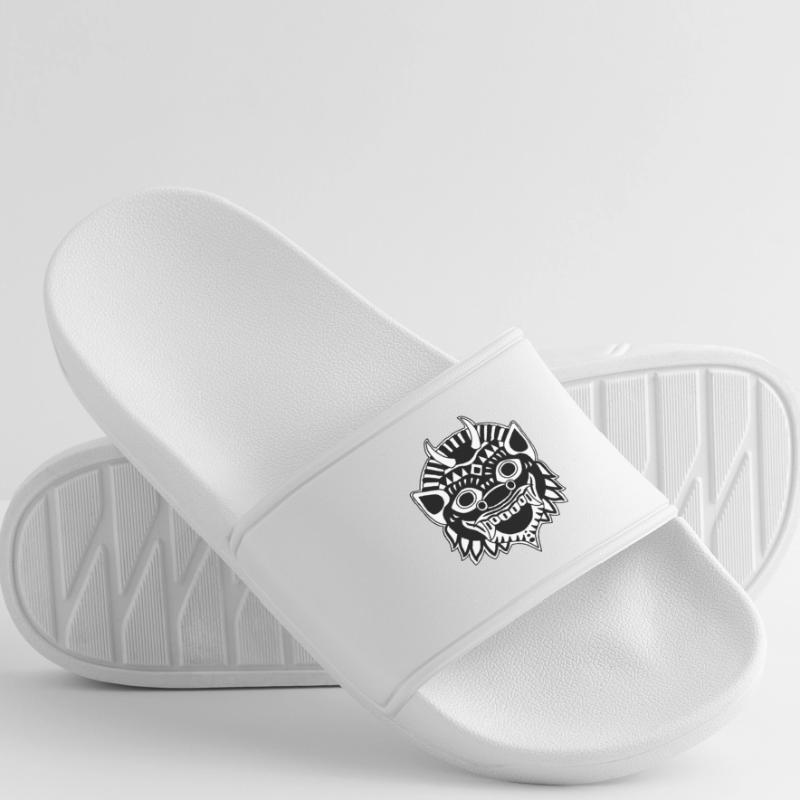 Drache oder Dämon? Frauen Badelatschen