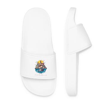Marseille - Ville au Cœur de la Méditerranée - Claquettes Femme - blanc - Devant