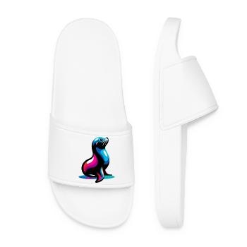 Seal - Women’s Pool Sliders - white - Front