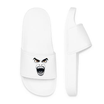 Scary Vampire Face - Women’s Pool Sliders - white - Front
