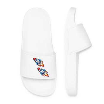 montées en flèche - Claquettes Femme - blanc - Devant